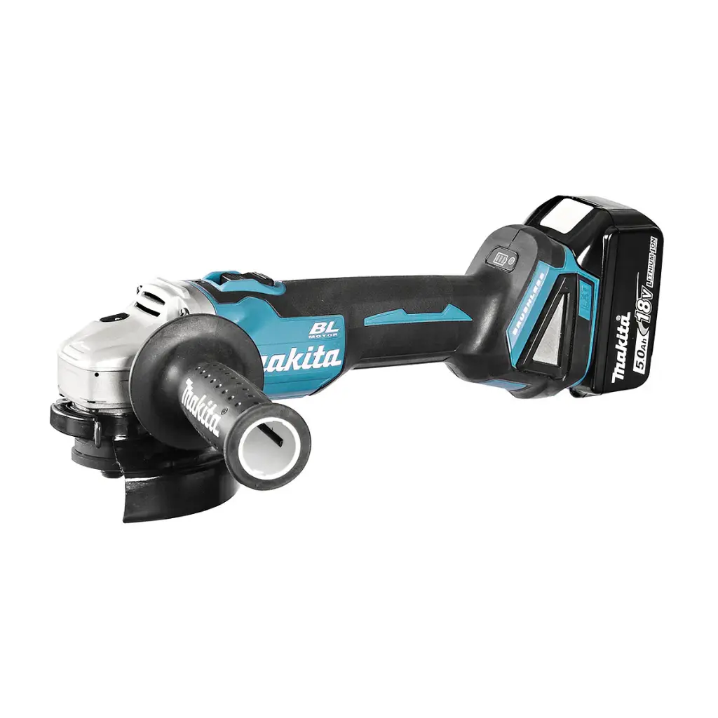 Makita 充電式角向磨光機 DGA406 (推掣開關)